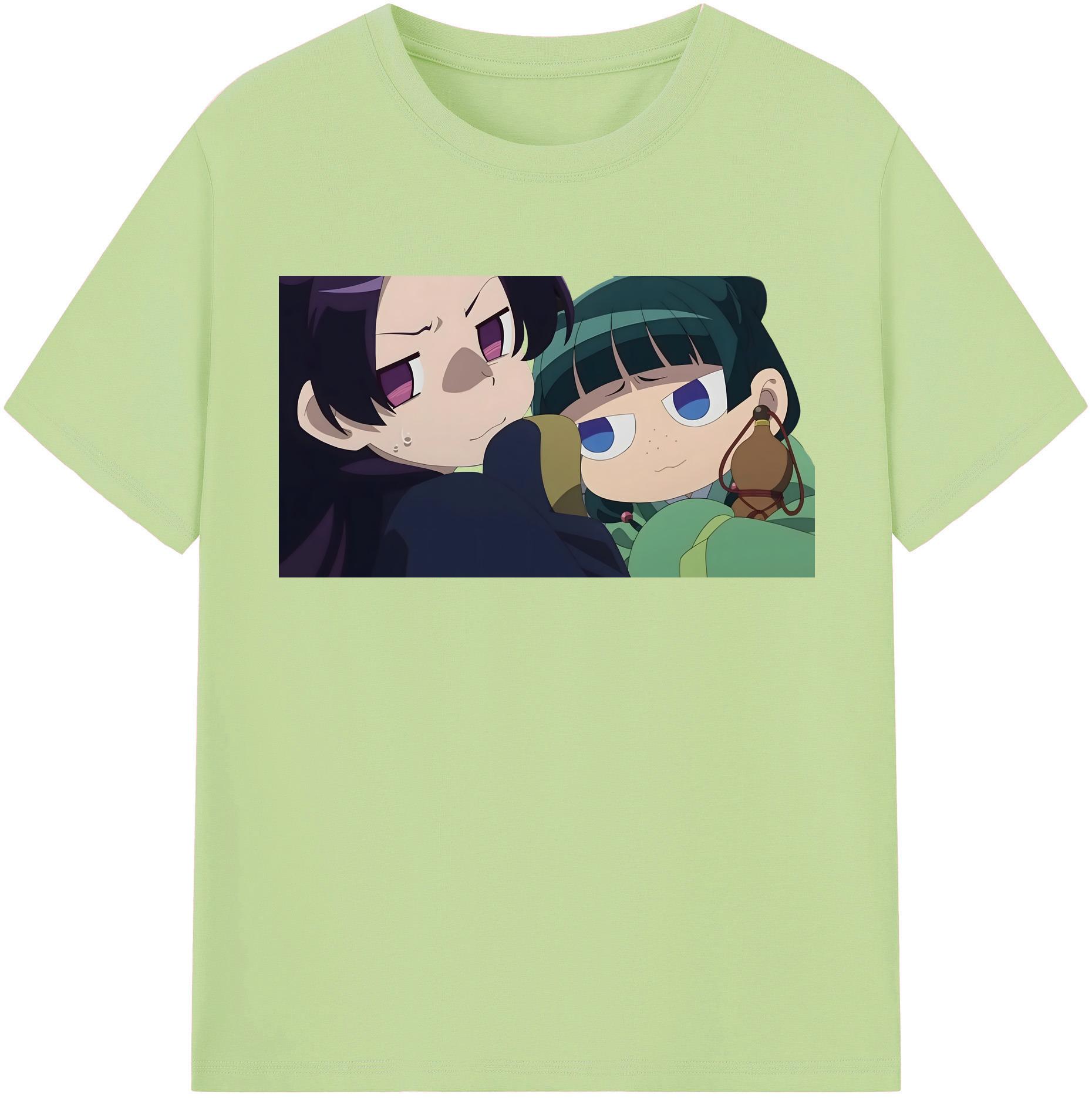 （画像用） 薬屋のひとりごと The Apothecary Diaries 綿100％半袖Tシャツ（フロントプリント）